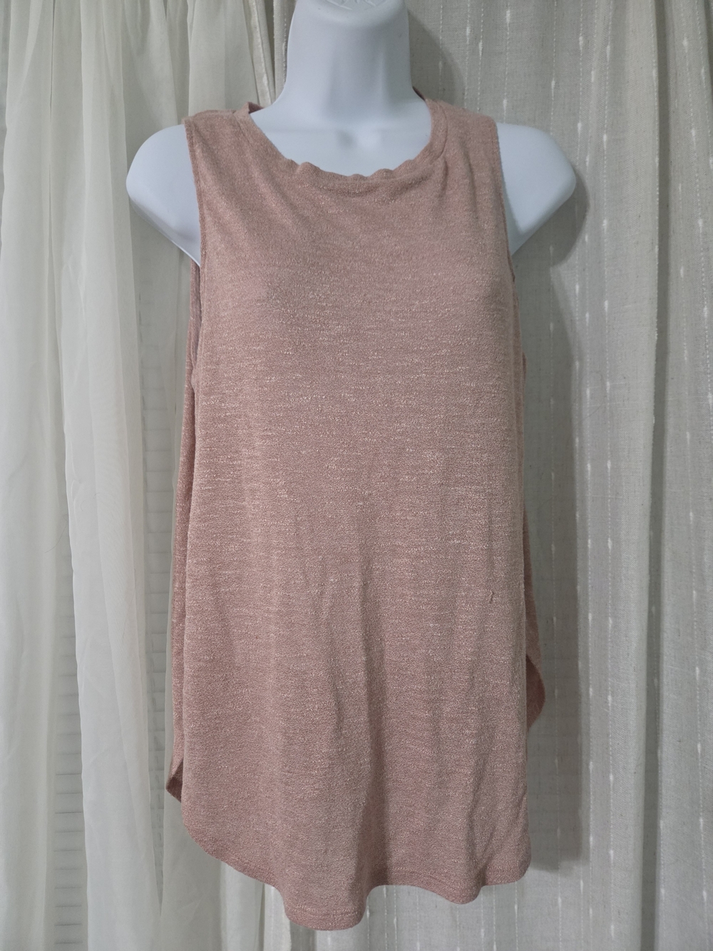 BCBGeneration Dusty Rose Sleeveless Tank